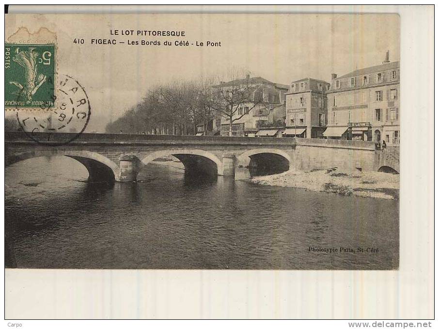 FIGEAC. - Les Bords Du Célé - Le Pont. - Figeac