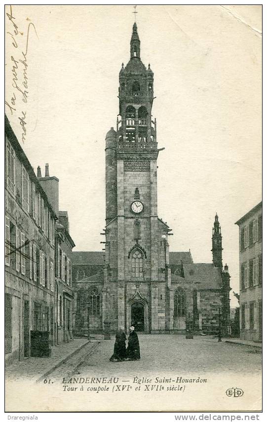 Landerneau - église Saint-Houardon - Tour à Coupole - Landerneau