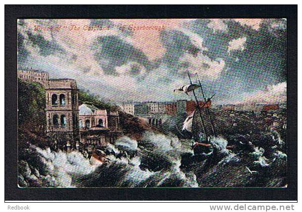 Early Postcard The Ship Wreck Of Sailing Ship "The Coopland" Off Scarborough Yorkshire  - Ref 219 - Scarborough