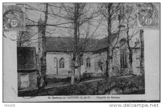 22. ENVIRONS DE LANNION.   CHAPELLE DE KERTONS. - Lannion