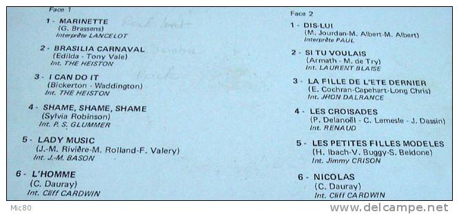 Lot Parade Des Succès (Années 70) 4 Disques Vinyles 33T 30cm. - Compilations