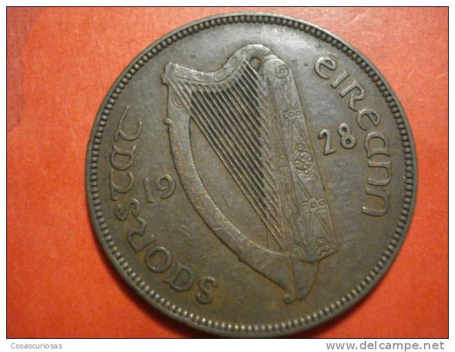 2684  IRELAND EIRE IRLANDA  1 PENNY  GALLINA POULE ANIMAL      AÑO / YEAR  1928  VF+ - Irland