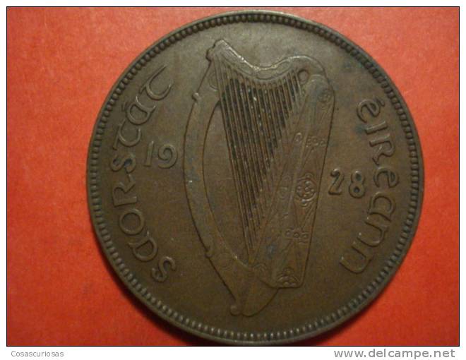 2686  IRELAND EIRE IRLANDA  1 PENNY  GALLINA POULE ANIMAL      AÑO / YEAR  1928  VF++ - Irlande