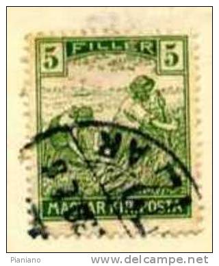 PIA - UNG - 1916-17 : Légende MAGYAR KIR.POSTA - (Yv 167) - Used Stamps