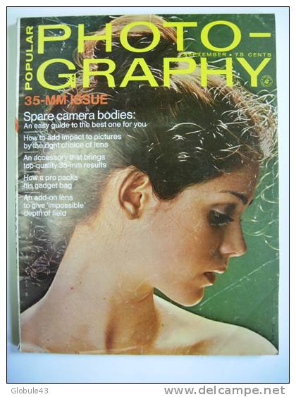 PHOTO-GRAPHY POPULAR N° 67 SEPTEMBRE 1970 172 Pages - Fotografie