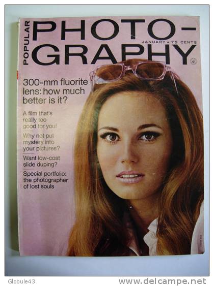 PHOTO-GRAPHY POPULAR N° 66 JANVIER 1970 186 Pages  300mm FLUORITE - Fotografia