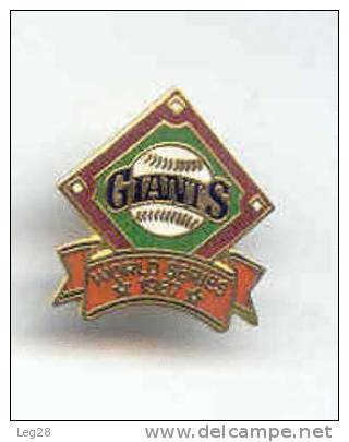 GIANTS  WORLD  SERIES  1987 - Baseball