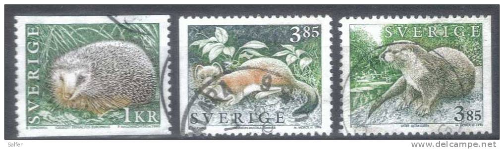 SCHWEDEN  1996  Fauna   Gestempelt - Used Stamps