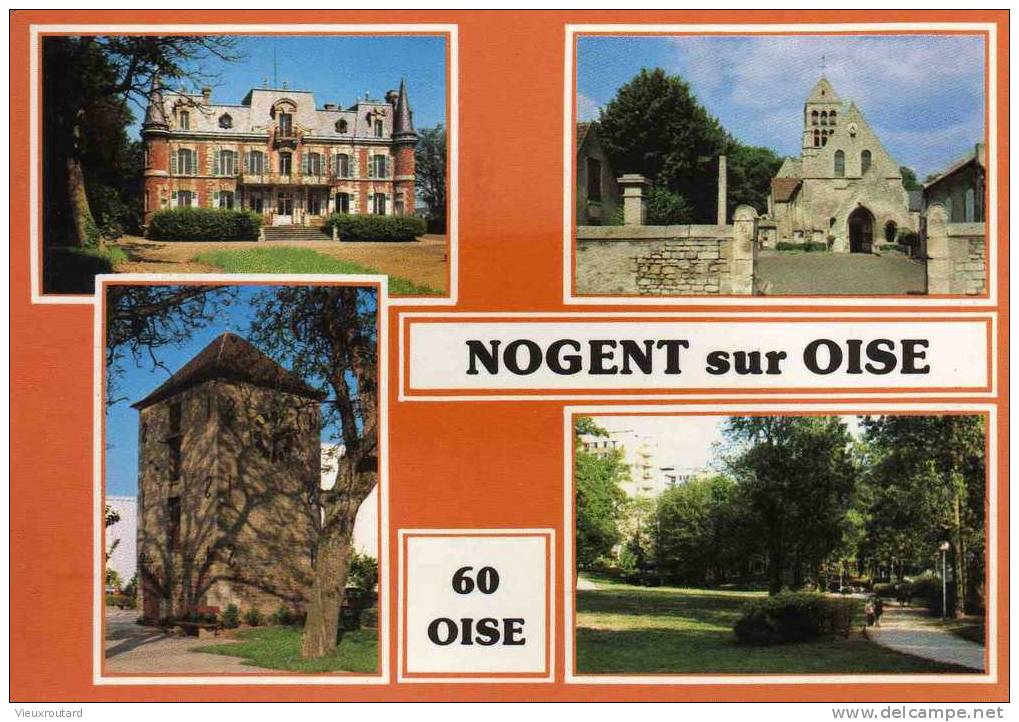 CPSM.  NOGENT SUR OISE. PANORAMA DE NOGENT SUR OISE. DATEE 1987. - Nogent Sur Oise