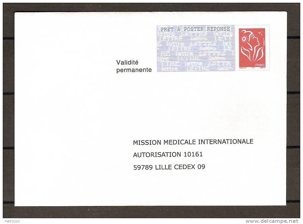 REPIQUAGE/ PAP-réponse / Mission Médicale Internationale  N° 06 P 294 / Petit  Format Non Circulé [lot B] - Prêts-à-poster:Overprinting/Lamouche