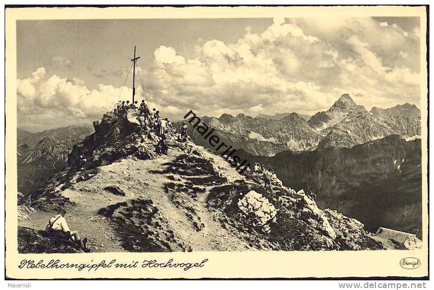 Nebelhorngipfel - Hochvogel - Zugspitze