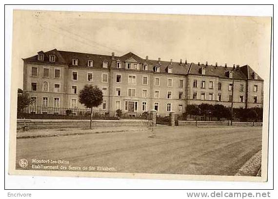 Cpa MONDORF Etablissement Des Soeurs De Ste Elisabeth - Nels Schaack - Mondorf-les-Bains