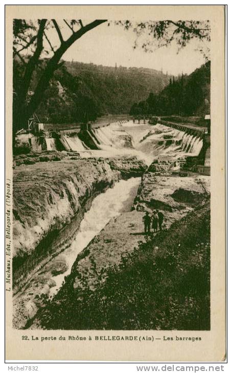 La Perte Du Rhône à Bellegrade Les Barrages - Bellegarde-sur-Valserine