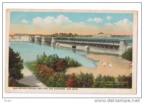 San Antonio Bridge And Fort San Geronimo, San Juan - Puerto Rico