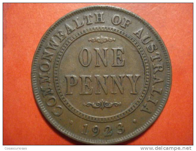 2724 AUSTRALIA  ONE PENNY   GEORGE V   AÑO / YEAR  1923   XF- - Penny