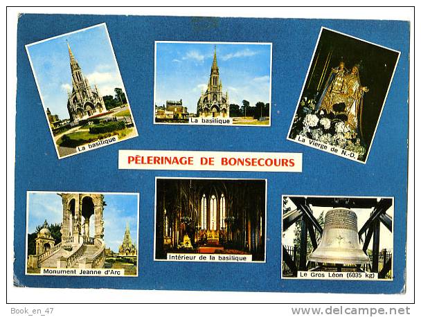 {33375} 76 Seine Maritime Pèlerinage De Bonsecours , Multivues ; Basilique , Monument Jeanne D´Arc , Le Gros Léon - Bonsecours