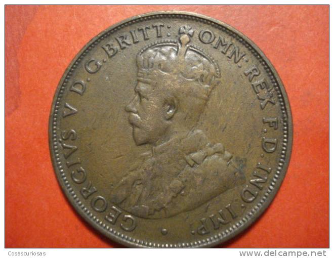 2728 AUSTRALIA  ONE PENNY   GEORGE V   AÑO / YEAR  1919   VF - Penny