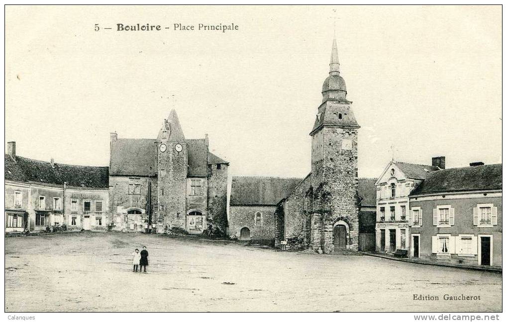 CPA Bouloire - Place Principale - Bouloire