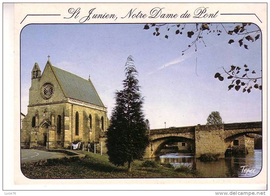 SAINT JUNIEN  -  La Collégiale  XIe Et XIIè S.   -  N° PA 119 (82) - Saint Junien