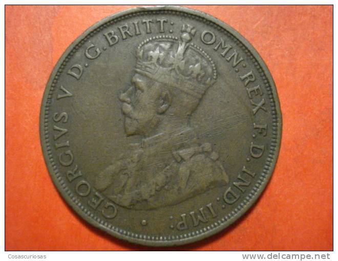 2744 AUSTRALIA  ONE PENNY   GEORGE V   AÑO / YEAR  1912    VF - Penny