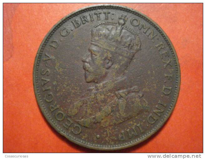 2760 AUSTRALIA  ONE PENNY   GEORGE V       AÑO / YEAR  1934   VF- - Penny