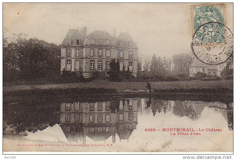 72 MONTMIRAIL Le Château La Piéce D'eau - Montmirail