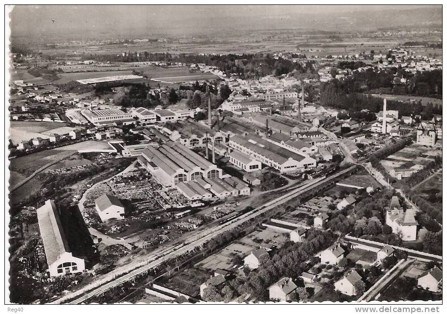 D38 - PONT DE CHERUY  -  Vue Générale Aérienne  - (GF) - Pont-de-Chéruy