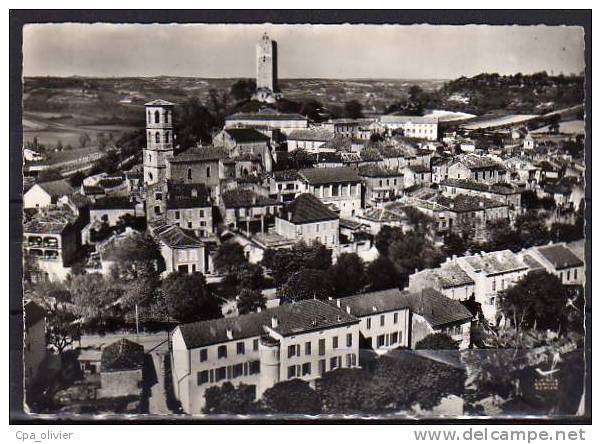 46 MONTCUQ Vue Générale Aérienne, Ed Lapie 8, En Avion Au Dessus De, CPSM 10x15, 196? - Montcuq