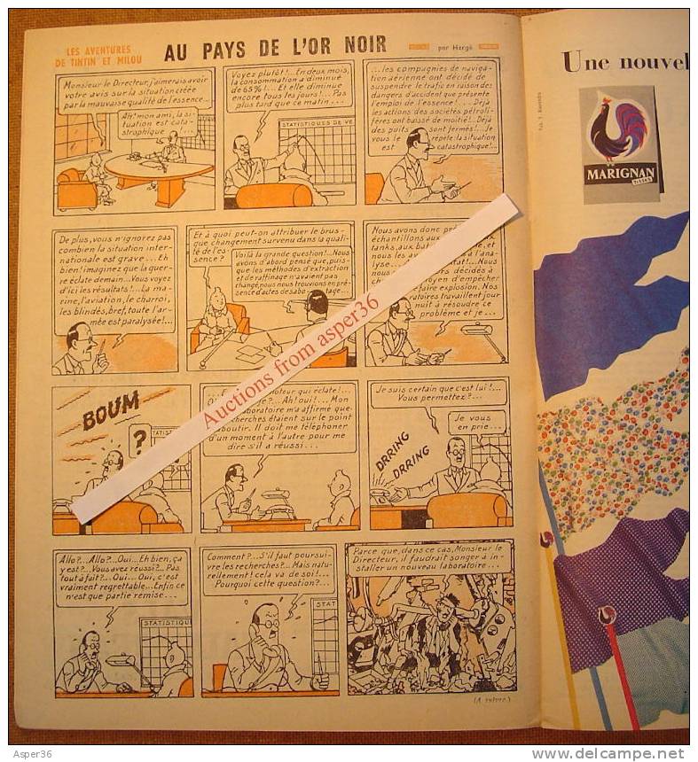 Magazine "L'Echo De La Mode" Avec 1 Page De Tintin 1958 Kuifje - Tintin