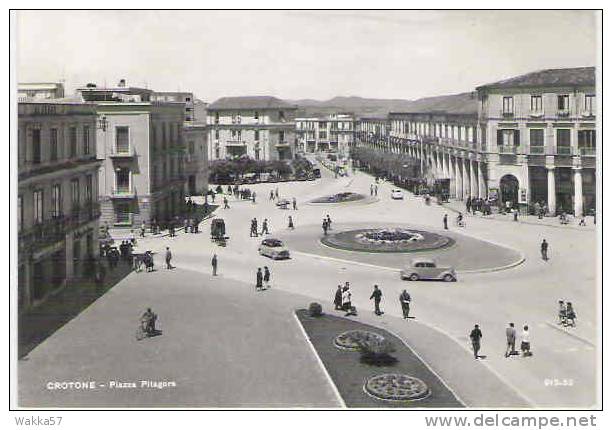 A875- CROTONE - PIAZZA PITAGORA - CALABRIA ITALY ITALIA ITALIEN - Crotone