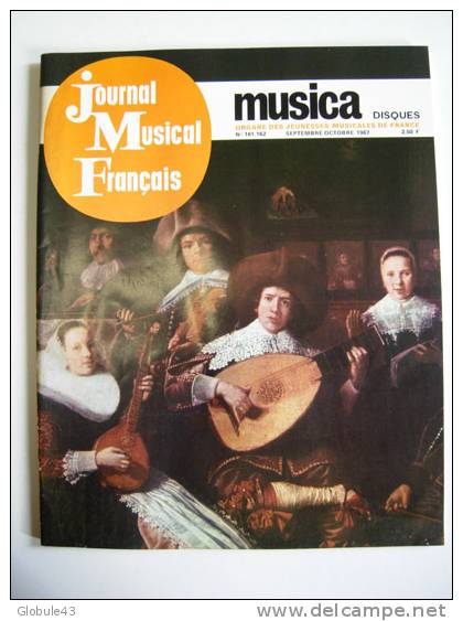 JOURNAL MUSICAL FRANCAIS N° 161/162 SEPT-OCT 1967 64 P MUSIQUE ET HISTOIRE - Musique