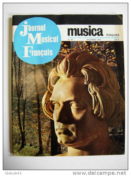 JOURNAL MUSICAL FRANCAIS N° 163 NOVEMBRE 1967 64 P NOTES SUR TELEMANN - Muziek