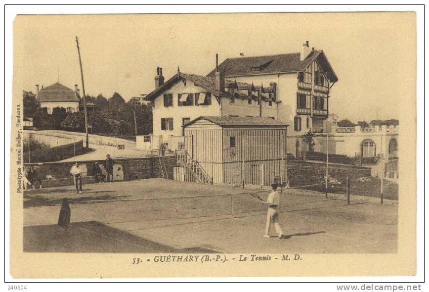 53  -  GUETHARY  --  Le Tennis - Guethary