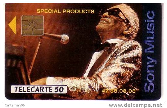 Télécarte - Sony Music - RAY CHARLES - 1000 Ex - 04/91 - Privées