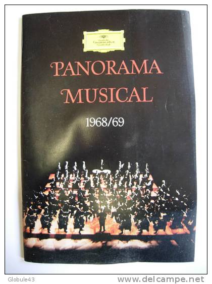 PANORAMA  MUSICAL  1968-1969  64 P - Musique