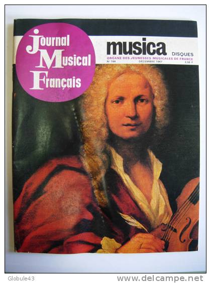 JOURNAL MUSICAL FRANCAIS N° 164 DECEMBRE 1967 64 P MUSIQUE EN ARMENIE - Music