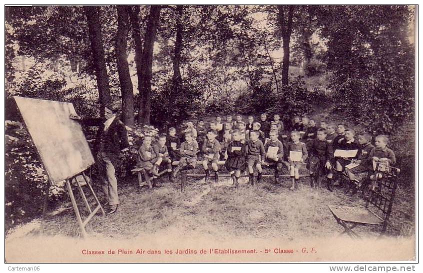 93 - Le Pré Saint-Gervais - Pensionnat De Jennes Gens - Classes De Plein Air Les Jardins De L'Etablissement - 5e Classe - Le Pre Saint Gervais