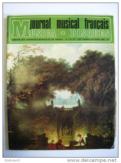 JOURNAL MUSICAL FRANCAIS N° 172/173 SEPT-OCT 1968 64 P LA TRAVIATA - UN JEUNE HOMME NOMME JANACEK - Musique