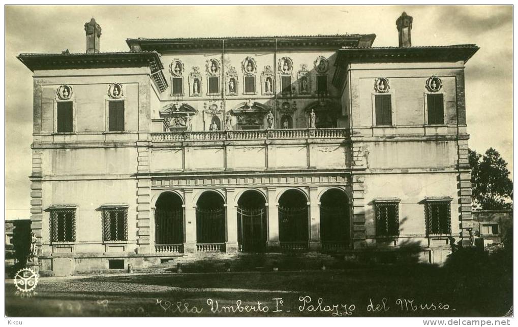 ROME - Villa Humbert Ier (Umberto I) - Palais Du Musée ( Palazzo Del Museo) - - Musées