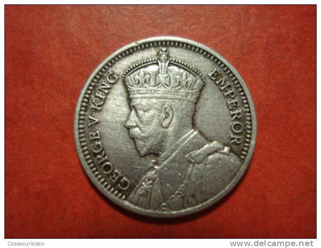 2796 RHODESIA RODESIA  3 PENCE SILVER COIN PLATA       AÑO / YEAR  1932  XF+ - Rhodésie