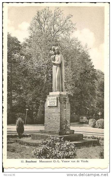 BOECHOUT    MONUMENT O.L. VROUW VAN DE VREDE - Boechout