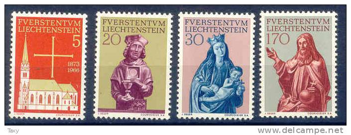 Liechtenstein ** Y&T 418-421 - Unused Stamps