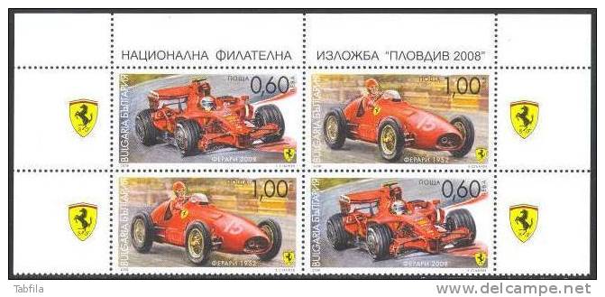 BULGARIA / BULGARIE / BULGARIEN ~ 2008 - Automobile " FERARI" - 2v** X 2 - Ungebraucht