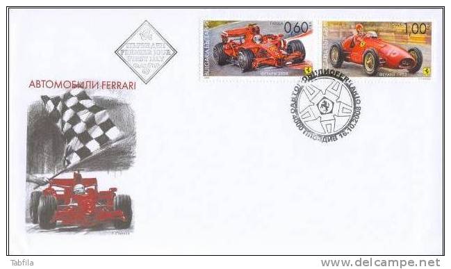 BULGARIA / BULGARIE / BULGARIEN - 2008 - Automobile "FERARI" -  FDC - Cars