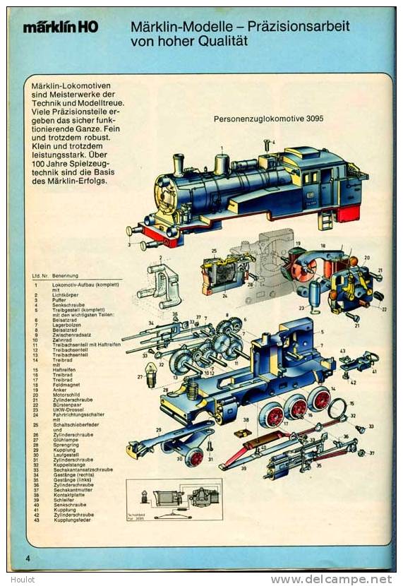 Großer Märklin Katalog Von 1976, Gesamtprogramm. Der Katalog Hat 96 Seiten - Deutsch
