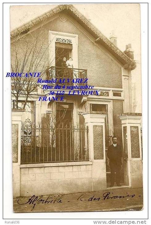CP 94 ALFORTVILLE: 31bis  Rue Des Pivoines ( à Confirmer) Adr à M PICHEROT Rue Du Cherche Midi Paris - Alfortville