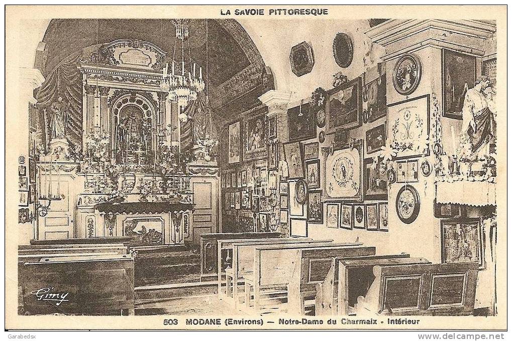 CPA De MODANE - Notre Dame Du Charmaix - Intérieur. - Modane