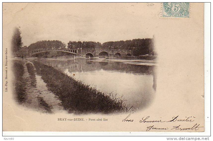 77 BRAY SUR SEINE Pont Côté Est - Bray Sur Seine