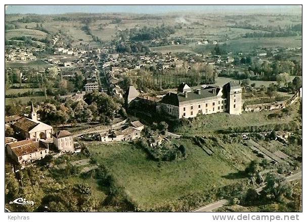 CHALAIS : Vue Générale Aérienne - CIM - Cachet De La Poste 1977 - Autres & Non Classés