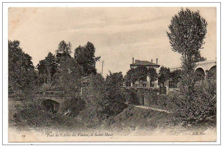 Pont De L Allée Du Viaduc A St Maur - Saint Maur Des Fosses